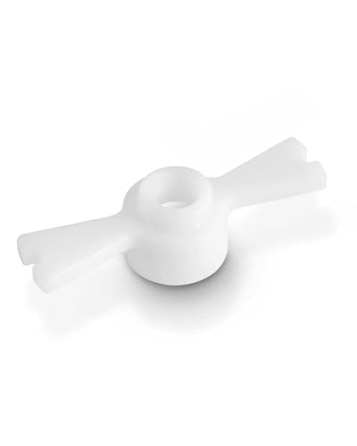 Rafbar Sausage Stuffer Tube Holder Set,Non-Slip Food-Grade Plastic Sausage Funnel Stand with Stabilizing Base,Replacement Parts for Meat Grinder & Sausage Maker Accessories