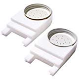 Two Front Feeders, Plastic, Honey Bee Feeders, Fits Langstroth Hives