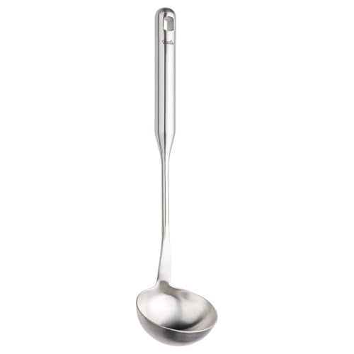 Fissler Essential Soup Ladle, 18/10 Stainless Steel Kitchen Utensil for Soups & Sauces, Ergonomic Handle, Dishwasher Safe