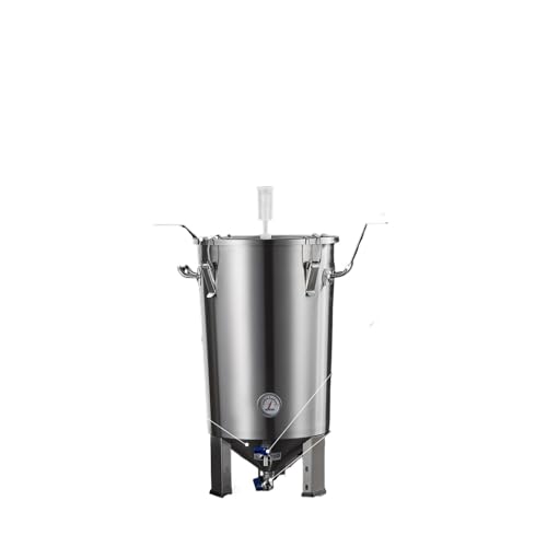 SucceBuy 8 16 GALLON Beer Brew Fermentor Brew Bucket Fermentor for Brewing Home Brewing Supplies with Base Kettle Stock Pot(8gal) - color: 8gal