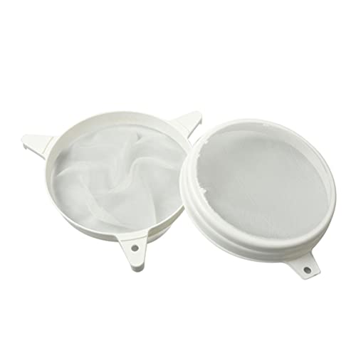 Yardwe Stainer Steel Strainer Filter 1pc Keeping Equipments Filter Keeping Tool Honey Screen Filter Honey Strainer Double Sieve Plastic Honey Strainer Honey Filter Beekeeping Tools