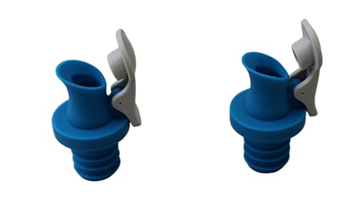 2-Piece Dripless Oil Spout Set with Sealable Top – Fits Standard Bottles, Prevents Spillage, BPA-Free Food Grade Stopper for Oils, Vinegars, Syrups & More by Dependable Industries (2)