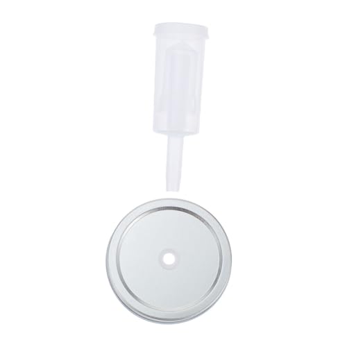 Mason Jar Fermentation Lid Kit 87mm Wide Mouth with Airlock Fermenter Jar Lids for Pickles and Vegetable Fermenting Home Canning Set and 1 Fermentation Tool Random Color