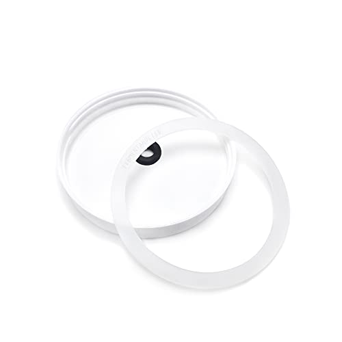 Glass One Gallon Fermentation Jar with Grommet Lid and S-Shaped Airlock - Airtight Seal With Air Lock Create the Perfect Brewing Vessel For Small Batch Fermenting
