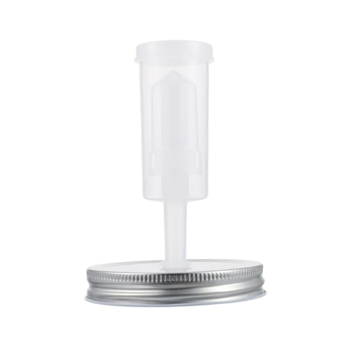 DECHOUS Fermenting Lid Kit for Wide Mouth Mason Jars 87mm Diameter with Airlock Fermenter Lid Fermenter Jar Supplies for Home Kitchen Canning Random Color