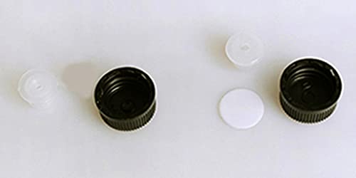50Pack Set 3ML Amber Glass Bottle with Orifice Reducer and Cap Small Essential Oil Vials (3ML) - size: 3ML