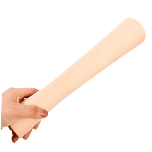 Toyvian Wooden Pickle Stick Fermentation Tamper Mortar Pestle Food Masher Tool