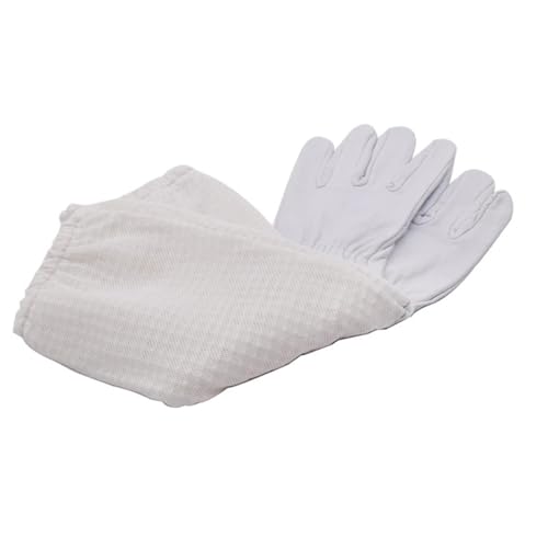 Beekeeping Gloves Beekeeping Gloves Ultra Mesh Beekeeper Gloves 3-Layer Net Protect Your Hands Ventilated Goatskin Bee Gloves Beekeeping Tools for Beekeepers Protected Supplies(Large) - size: Large