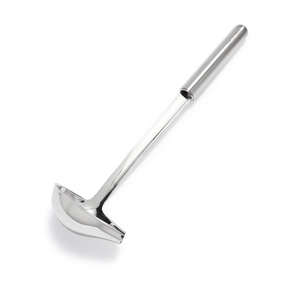 Sur La Table Stainless Steel Ladle with Pour Spout, Silver