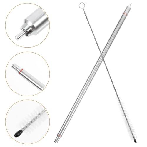 Stainless Steel Beer Bottling Wand with Valve for Oktoberfest Party Sturdy Bottling Wand for Home Brewing