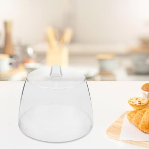 Clear Cheese Curler Cover Acrylic Cheese Grater Lid Replacement with Handle Dome Shaver Cover for Rotary Grater Food Storage Display Dessert Table Decor