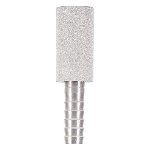 Stainless Steel Beer Carbonation Diffusion Stone, 1.9 inch Length, for Home Brewing and Aeration (0.5Micron)