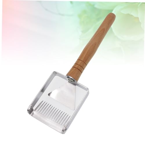ORFOFE Apiculture Uncapping Fork Honeycomb Knife Honey Scraper Beehive Tool Beekeeping