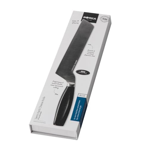 BOSKA Semi-hard Cheese Knife - Blue - Premium Cheese Cutter - for Professional Use - HACCP - Food Safety - Cheese Knives - 1896 Collection - color: Blue, size: 7.9"