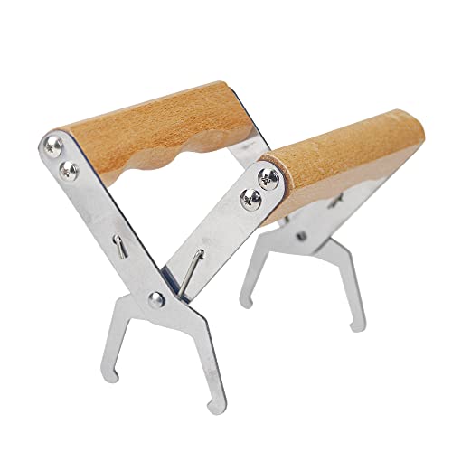 Honey Harvesting Kit Set of 5, Double Sieve Honey Strainer Honey Filter, Frame Holder, Uncapping Knife, Uncapping Fork, Honey Gate