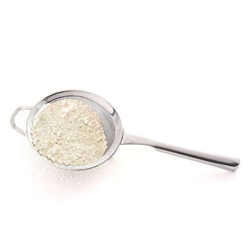Norpro 2152 Stainless Steel, 4" KRONA Double Mesh Strainer, 4" - size: 4"