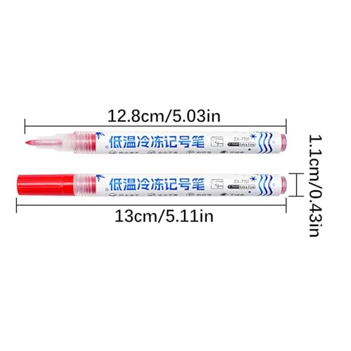 Multipurpose Cold Marker Freezer Pen Ideal for Clear Legible Writing on Various Packaging Materials Ice