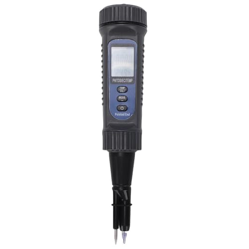 Yosoo Health Gear Digital pH Meter for Food Fermentation 4-in-1 pH EC TDS Temp Meter with Penetration Electrode for Sourdough Cheese Meat Cosmetics Hydroponics