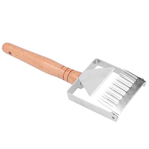 Scraper Stainless Steel, Honey Fork Scraper Shovel Stainless Steel Bee Hive Nest Uncapping Beekeeping Tool