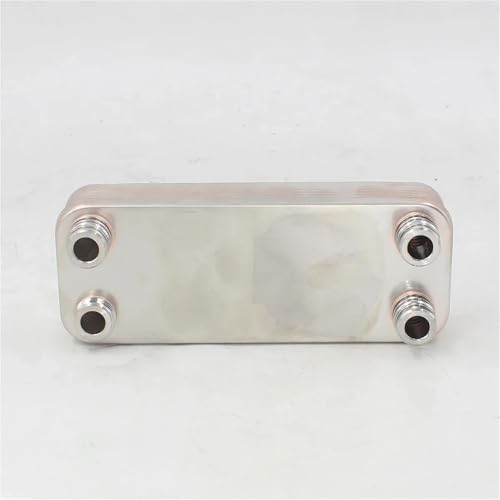 12 Plate Heat Exchanger Beer Wort Chiller Cooler Stainless Steel for Homebrew Cooling