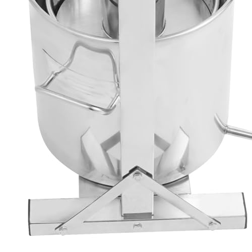 12L Manual Fruit Press, Stainless Steel Wine Cider Extractor Equipped with Hydraulic Jack, Home Brewing Equipment for Grape, Apple and Small Batch Home Brewing - color: 12L / 3.2Gal