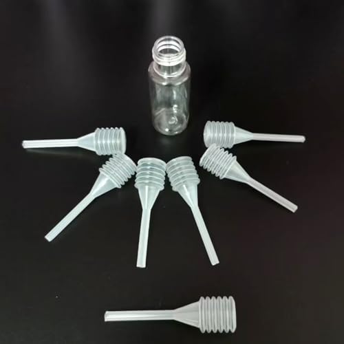 9 PCS Mini Funnels with 3 Droppers, Food Grade Clear Plastic Funnel with Wide Mouth for Essential Oil, Lotion, Perfume, Powder, Granule, 3 Sizes