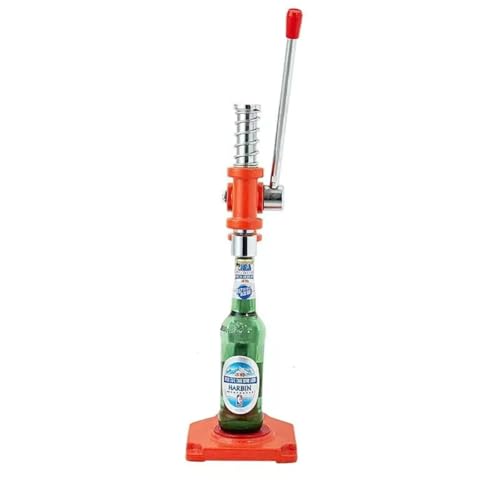 Manual Beer Capping Machine, Bench Bottle Capper, Beer Bottle Capper Tool with Non-Slip Base and Adjustable Handle, High-Efficiency Capping, No Need Electricity, for Homebrew Beer
