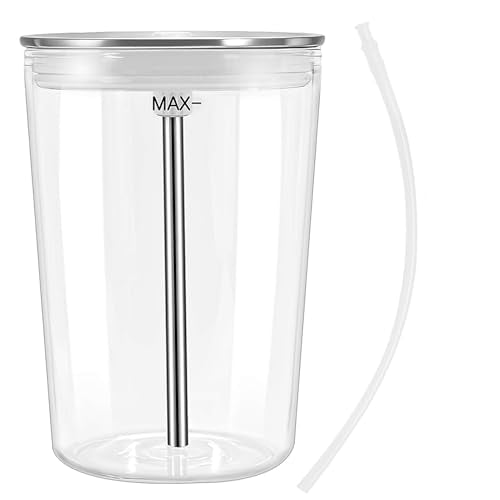 Glass Milk Container Compatible with Jura E8, S8, Z8, Z6, J6, 16.9oz | Replaceable for 72570 Milk Container ,This glass milk container is refrigerator-safe and dishwasher-safe