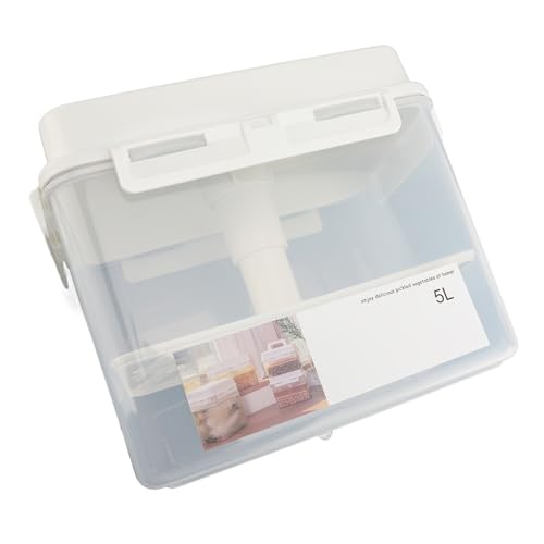5l Fermentation Storage Container, Leakproof Sauerkraut Container with Sealed Lid Portable Handle Sauerkraut Fermentation and Storage Containers for Home