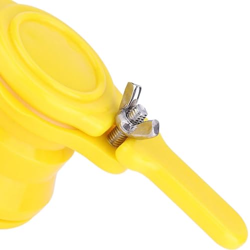 AUNMAS Honey Gate Valve, Food Grade Beekeeping Supplies, Regulates Honey with Removable Bracket for Buckets Jars Bottling Tanks