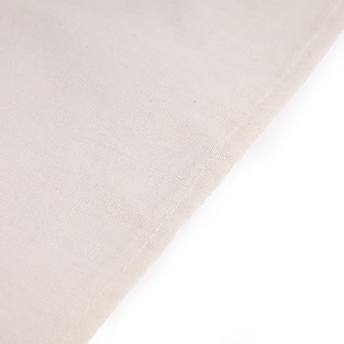 Bless International Premium Cotton Cheese Cloth Ultra Dense Butter Muslin For Straining Nut Milk Crafts & More 20x20 Inch 2 Hemmed Edges Grade 100 XL Unbleached & Reusable Off White - size: 20x20 Inch (8 Pieces)