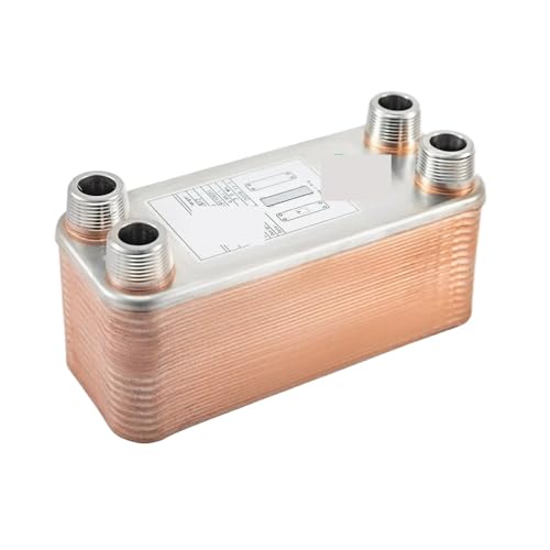 Plate heat exchanger 30 40 60 Plates Heat Exchanger Wort Chiller Stainless Steel(30 Plates) - size: 30 Plates
