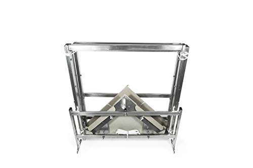 Hive Frames Uncapper with Double 12V Electric Knives Bee Honey Stainless Steel Uncapping Machine