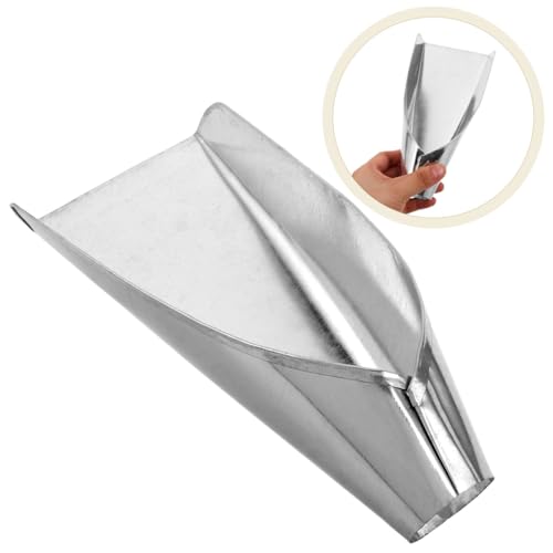 ABOOFAN Large Wide Mouth Funnel Jars Filling Tool Funnel Shovel Kitchen Gadgets for Filling Bottle Liquid and Solid 3.73" x 7.67", Mouth Size 1.97"