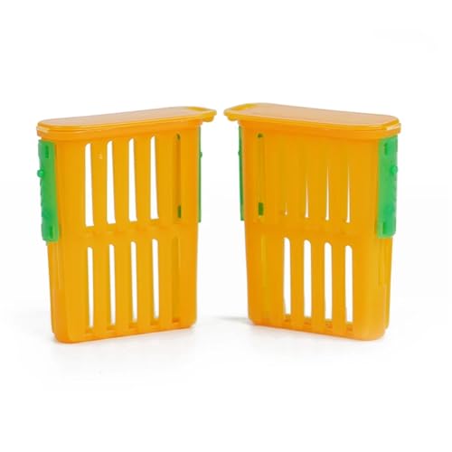 Queen Bee Cage 80Pcs Queen Bee Cage Rearing Tools Beekeeping Equipment Breeding Beekeeper Supplies Transport Plastic Cup for Beekeeping Supplies