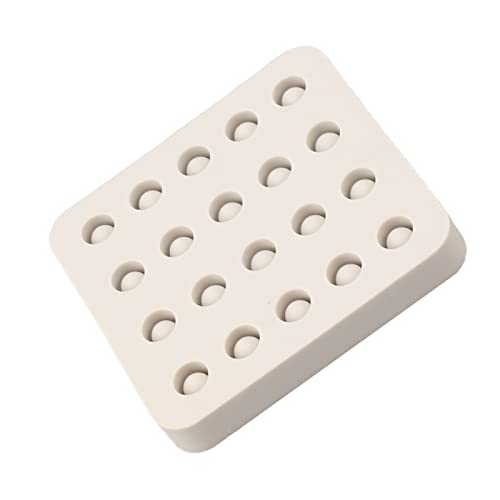 mold for queen cells,silicone beekeeping grafting cup mold,wax queen grafting cups essential beekeeping tool for queen bee beekeepers sturdy applies to reproduction of bees (4 Rows 96x92x14mm) - size: 4 Rows 96x92x14mm