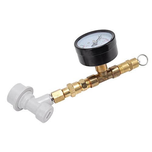 0-15 Psi Portable Keg Regulator Beer Keg Regulator Beer Growler Regulator for Home Brewing & Beer Brewing