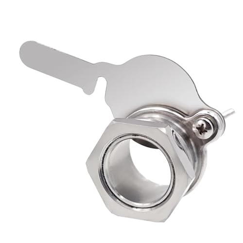 Honey Valve Stainless Steel Beekeeping Equipment Honey Gate Valve Bee Honey Extractor Regulate Flow of Honey Bottling Agriculture Tools Silver For Extractor Bottling Pail Containers