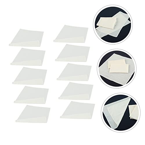 10pcs Professional Unbleached Cotton Muslin Xin Cheese Cloth for Straining Nut Milk Butter Yogurt for Cheese Making Cooking