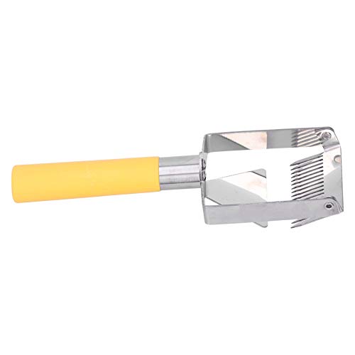 Srliya Stainless Steel Uncapping Fork, Beekeeping Honey Fork Scraper Tool with Plastic Handle, for Apiculture Supplies