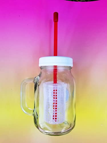 Kefir Fermenter: Set for Mason Jar you already have (regular mouth lid, 120cc container for grains)