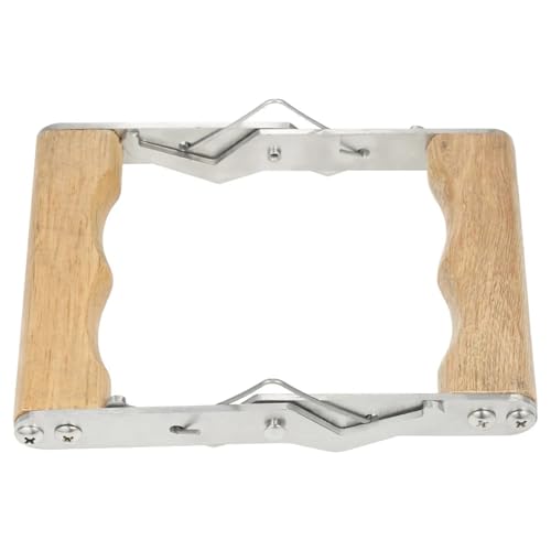 Bee Hive Frame Grip 2pcs Beehive Clip Clamp Grasp Stainless Steel Wooden Honeycomb Spleen Clip Lifter Beekeeper Bee Hive Frame Clips Beekeeping Tools for Beekeeeper