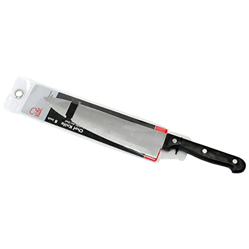 Chef Craft Select Chef Knife, 8 inch blade 12.5 inches in length, Stainless Steel/Black - size: 8", style: Chef Knife