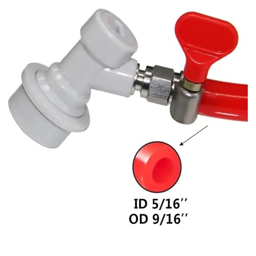 Home Brewing CO2 Regulator Home Brewing Kit, Beer Regulator, Co2 Pressure Regulator with Safety Pressure Relief Valve Brewing Accessories
