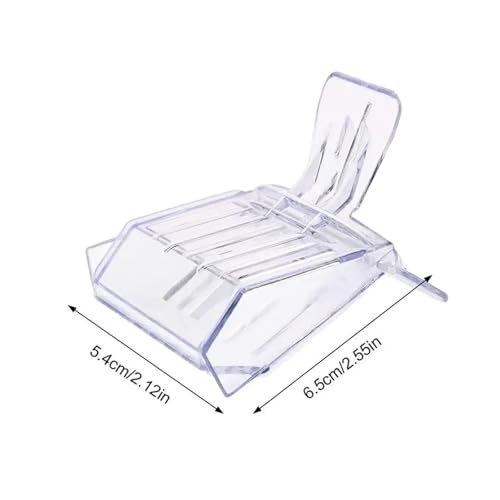 Queen Bee Cage 16pcs Bee Queen Cage Transparent Plastic Clip Catcher Box Clamp Beekeeping Equipments Beekeeper Equip