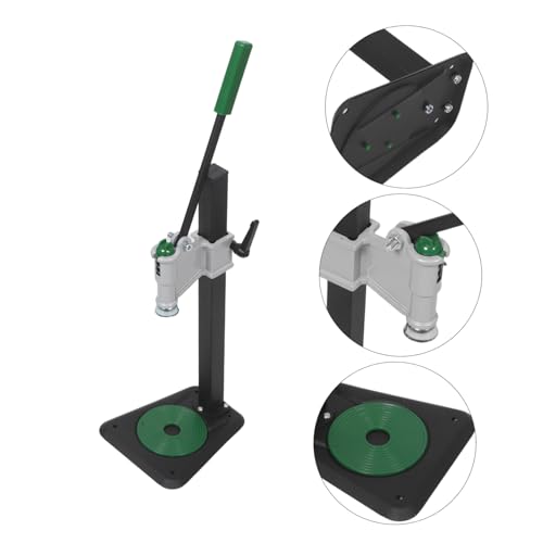 VALICLUD Manual 7.8"-18.3" Detachable Construction, Design Iron Height Beer Bottle Capper with Adjustable and Stable Tabletop Base for 26mm/29mm Crown Caps for Homebrew Kitchen