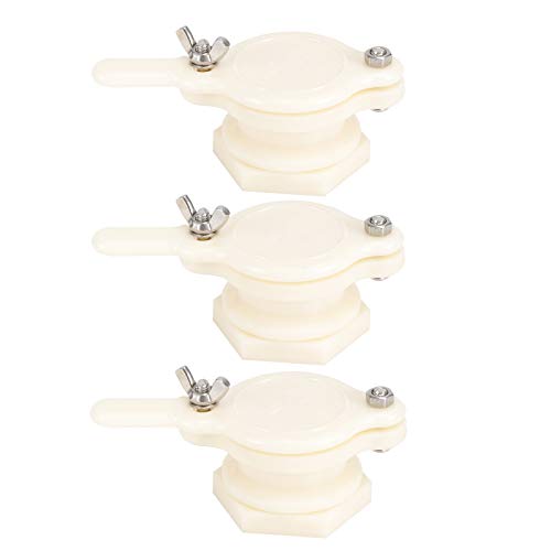 3set Honey Tap Gate Valve, Sealing Convenience Honey Extractor Tap Honey Bucket Accessories for Beekeeping Equipment Supply