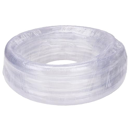 DERNORD PVC Tubing 1-1/4"ID X 1-1/2"OD Flexible Clear Vinyl Hose 25 Feet for Food Grade - size: 25 Feet, style: 1-1/4"ID X 1-1/2"OD