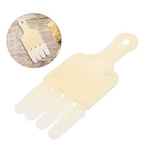 NUOBESTY 2pcs Beekeeping Jelly Extractor Pen 4-Row Hive Tool for Frame Scraping and Royal Jelly Harvesting Outdoor Apiculture Supplies