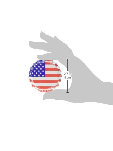 Home Brew Ohio Crown Caps with Oxy-Liner-576 Caps (American Flag) Multi - color: Multi